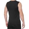 100% Basecamp Men's Sleeveless Base Layer Black Small