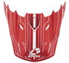 EVS T5 Pinner Visor - Red/White