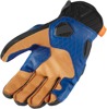 Hypersport Leather Cold Weather Short Cuff Gloves - Blue Men's 2X-Large