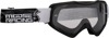 Qualifier Black / White / Stealth Agroid Goggles - Clear Lens