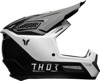 Thor Fleet Storm Helmet XL Gloss Black/White - Gloss black/white XL MX helmet