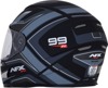 FX-99 Full Face Street Helmet Matte Black/Gray Small