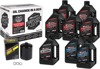 Synthetic V-Twin Oil Change Kit w/ Black Filter For Milwaukee-Eight