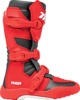 Thor Youth Blitz XR Boots Red/Black Size 4 - Youth off-road boots in red/black, size 4.