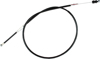 Black Vinyl Clutch Cable - Fits 86-90 Suzuki RM125, 86-89 RM250, 89 RMX250