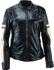 Dame Vintage Leather Jacket Black Womens - Medium