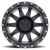 MR301 The Standard 17x9 -12mm Offset 5x4.5 83mm CB Matte Black Wheel