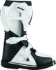 Answer AR1 Boot Black/White Youth Size 1 - Youth motocross boots in Black/White, Size 1