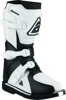 Answer AR1 Boot Black/White Youth Size 1 - Youth motocross boots in Black/White, Size 1