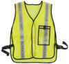 Reflective Safety Vest w/ Id Pocket Lime