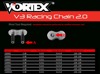 V3 Chain & Sprocket Kit Black RX Chain 520 15/42 Hardcoat Aluminum - For 00-07 Honda RC51