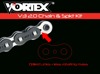 V3 Chain & Sprocket Kit Black RX Chain 520 15/42 Hardcoat Aluminum - For 00-07 Honda RC51