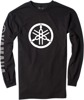 Men's Yamaha Tuning Fork Long Sleeve Tee - Yamaha Tun Fork Ls Tee Blk 2Xl