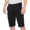 100% Ridecamp Men's Shorts Black Size 34