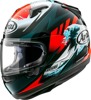 Arai Quantum-X Wave Helmet Small Red/White/Blue - Full-face helmet with Wave graphic