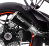 LV-10 Black Stainless Steel Slip On Exhaust Muffler - For 14-19 KTM 1290 Super Duke R/GT