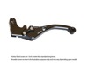 V3 2.0 Black Shorty Clutch Lever - For 06-20 ZX14