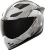 ICON Domain Future Proof Helmet Gray 2XL - Full-face helmet with FRP shell