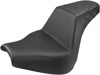 Step-Up Rear Lattice Stitch 2-Up Seat - Black - For 18-20 HD FXBR/S