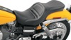 Explorer Stitched 2-Up Seat Black Gel - For 06-17 Harley Dyna