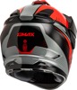 GMAX GM-11 Decima Helmet Black/Red/Grey Medium - Dual sport helmet, For GM-11 Decima Medium