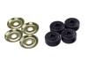 Black Shock Tower Bushing Set 7/8in Nipple 3/8in ID 1-1/4in OD