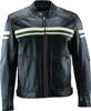 Hoodlum Vintage Leather Jacket Black - Large