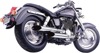 Classic Deluxe Slashcut Full Exhaust - For 00-07 Honda VT1100C2 Shadow Sabre