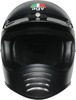 Matte Black X101 Solid Helmet Small