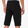 100% Ridecamp Men's Shorts with Liner Black Size 34