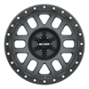 MR309 Grid 17x8.5 0mm Offset 6x135 94mm CB Titanium/Black Street Loc Wheel