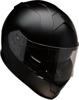 Warrant Solid Full Face Street Helmet Matte Black Small