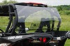 Vented Clear Rear Windshield - For 14-19 Can-Am Commander & Maverick 2 Seater