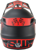 Answer AR1 Sweep Helmet Black/Red - Large - DOT & ECE certified motocross helmet