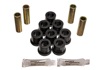 Control Arm Bushing Set; Black; Rear; Performance Polyurethane