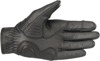 Crazy 8 Leather Motorcycle Gloves Black 3X-Large