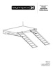 Aluminum Straight ATV Loading Ramps - 69" Long, 14.75" Wide - Pair - 1500 Lbs total capacity, weighs 17 lbs