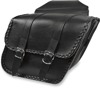 Compact Braided Slant Saddlebags - Sb707B Braided Slant Sdlbg