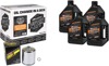 V-Twin Quick Change Kit Mineral w/ Chrome Filter Evo/Sportster