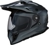 Range Full Face Dual-Sport Helmet Gloss Silver Large