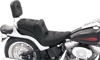 Regal Pillow Vinyl 2-Up Seat - For 06-17 Harley Softail