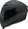 Z1R Jackal Smoke Helmet Matte Black - Medium - Full face helmet with drop-down sun visor