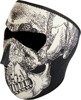 Full-Face Neoprene Mask - Face Mask Neopr Skull Glow