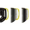 3206 Advanced MX Goggles - Yellow w/ Magnetic Silver Iridium Lens - Magnetic Lens for fast and easy lens changes