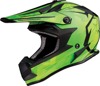 F.I. Agroid Camo Green Yellow Helmet Youth SM