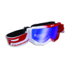 3300FL Vision MX Goggles - Red & White w/ Blue Iridium Lens