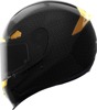 ICON Airframe Pro Carbon 4Tress Helmet XL Yellow/Black - Full-face carbon fiber helmet with vents