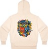 ICON ReDoodle Hoodie Men's L Off-White - Ultra-soft cotton/poly hoodie with Icon graphic