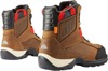 Brown Stormhawk Boots - Size 10.5 - Waterproof Street Bike Boots