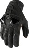 Hypersport Leather Cold Weather Short Cuff Gloves - Black Men's 3X-Large